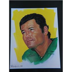 8 x10  Don Maynard Limited Edition Print, Only 2500 Made, by Artist Ron Lewis, 1991