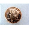 Image 1 : Twenty (20) One Ounce .999 Fine Copper Bullion Rounds, All One Money. Peace Dollar Design