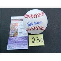 Stan Musial (HOF, Cardinals,Deceased) Signed Baseball, Authenticated by James Spence, 100% Guarantd