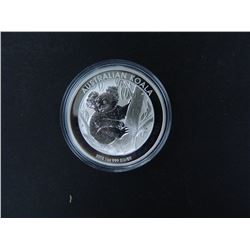 Australia Koala, One Ounce .999 Fine Silver