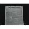 Image 1 : 1760's The London Chronicle Newspaper, Guaranteed Old!