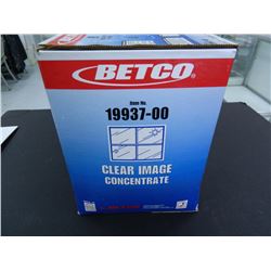 One Gallon, 8 ounces, BETCO Clear Image Glass Cleaner, Concentrated, Made in USA