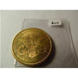 Gold 1884-S $20 Liberty Head Double Eagle, Pre-'33 Gold from Austin, Texas Estate