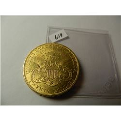 Gold 1904 $20 Liberty Head Double Eagle, Pre-'33 Gold from Austin, Texas Estate, AGW=.9675 ounce