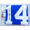 Image 1 : Y.A. Tittle Signed New York Giants Stat Jersey, "HOF '71" James Spence Authenticated #I78597
