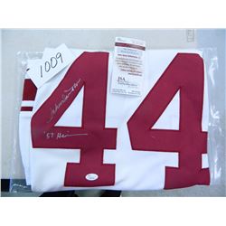 John David Crow (deceased) Signed Texas A&M Jersey, 1957 Heisman Trophy Winner. Gig Em