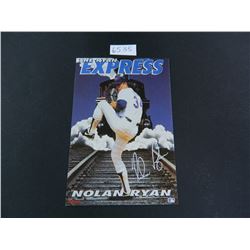 Hard to Find Kellogg's Nolan Ryan, The Ryan Express, likey cut out of cereal box in the ealy 90s