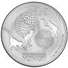 Image 1 : 2016 One Ounce .999 Fine Silver New Zealand Monkey Coin, One Ounce Fine Silver