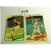 Image 1 : Two 1980 Topps Veteran Pitchers: Phil Niekro (Braves) and Gaylord Perry ( Padres) Both One Money