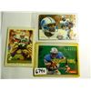 Image 1 : Three (3) Good Barry Sanders Football Cards, Lions, All One Money! Insert!