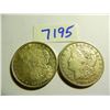 Image 1 : Two (2) 1921-S Silver Morgan Dollars, Both One Money, 90% Silver