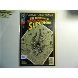 1993 DC Comics #498 The Adventures Of Superman Funeral For A Friend/1