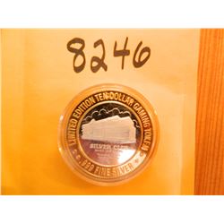 .999 Fine Silver Casino $10 Strike/Token, ASW=.60oz, Silver Club, Sparks, NV. Scale