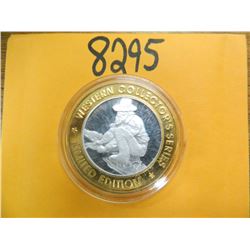 .999 Fine silver casino $10 token/strike ASW= .60 oz.
