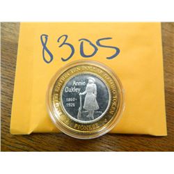 .999 Fine silver casino $10 token/strike ASW= .60 oz.