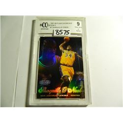 1997-98 Flair Showcase Row 2 #7 Shaquille O'Neal, BCCG graded NM+ 9