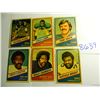 Image 1 : Six (6) Scarce 1976 Topps Town Talk Bread All Star Series Football Cards, All One Money