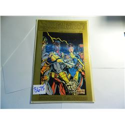 Judgment Day #1, Lightning Comics, Rare Gold Promotional Copy, Shocking First Issue! 1993