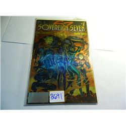 Sovereign Seven #1 Platinum Variant Cover DC 1995