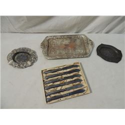 ANTIQUE VINTAGE METAL COLLECTIBLES ASIAN MORE