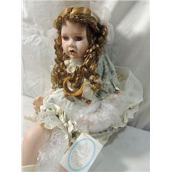 VINTAGE PORCELAIN DOLL COURT JENNY ARTIST SIGNED