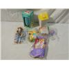 Image 1 : BOX LOT MCDONALS TOYS WASTEBASKET BANK MORE