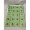 Image 1 : FULL SHEET 20 WHEAT PENNIES PENNY LOT MIXED DATES