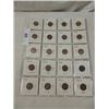 Image 1 : FULL SHEET 20 WHEAT PENNIES PENNY LOT MIXED DATES