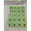 Image 1 : FULL SHEET 20 WHEAT PENNIES PENNY LOT MIXED DATES