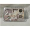 Image 1 : AMERICAN'S CHANGING WASHINTON QUARTER SET IN CASE