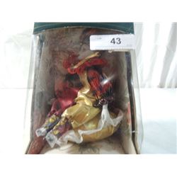 PORCELAIN MUSICAL JESTER DOLL NIB