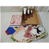 Image 1 : BOX LOT DOLL CLOTHES IRONING BOARDS MORE!!