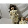 Image 3 : 3 VINTAGE DOLLS PORCELAIN HERITAGE MEGO RENE