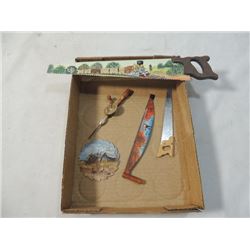 DOLL OR COLLECTOR MINIATURES SAWS TOOLS