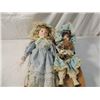 Image 1 : TWO VINTAGE PORCELAIN DOLLS COLLECTOR