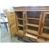 Image 3 : ANTIQUE VITRINE SIDEBOARD BUFFET CABINET