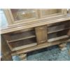 Image 2 : ANTIQUE OAK LEADED GLASS CHINA CABINET