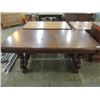 Image 1 : ASIAN INSPIRED DINING TABLE WITH LEAVES