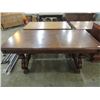 Image 2 : ASIAN INSPIRED DINING TABLE WITH LEAVES