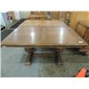 Image 1 : ART DECO 1940'S STYLE DINING TABLE WITH LEAVES