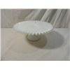 Image 1 : FENTON SILVER CREST RUFFLED EDGE CAKE PLATE