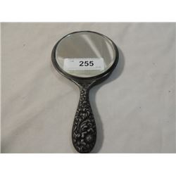 SILVERPLATE VANITY MIRROR 1940'S ART DECO