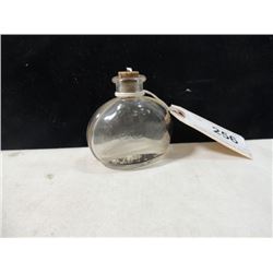 GLASS HOLY WATER BOTTLE WITH CORK