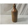 Image 1 : RARE GERMAN BEER STONEWARE POTTERY BOTTLE