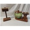 Image 1 : PIPE RACK TOBACCO JAR TOBACCIANA GREEN ORIGINAL