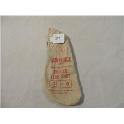 CHILLED SHOT CLOTH BAG VINTAGE LAWRENCE DUTCH BOY