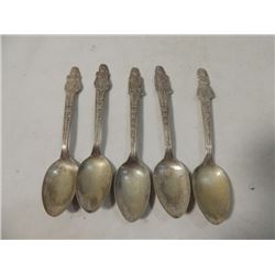 5 CHILD CHARACTER SPOONS