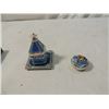 Image 2 : 3 JANE SEYMOUR CLOISSONE TRINKET BOX SET