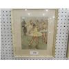 Image 2 : NICE VINTAGE FRAMED ART PRINT PAIR 13" X 15" EACH