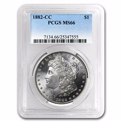 1882-CC Morgan Dollar MS-66 PCGS RARE HIGH GRADE